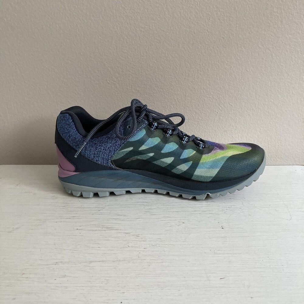 Merrell Antora 2 Shoes Womens 7 Rainbow Vibram Q Form Trail Running Hiking - Picture 7 of 11